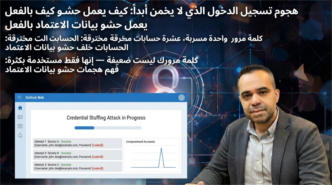 كلمة مرور مسربة واحدة، عشرة حسابات مخترقة: الرياضيات الكامنة وراء "حشو الاعتمادات".