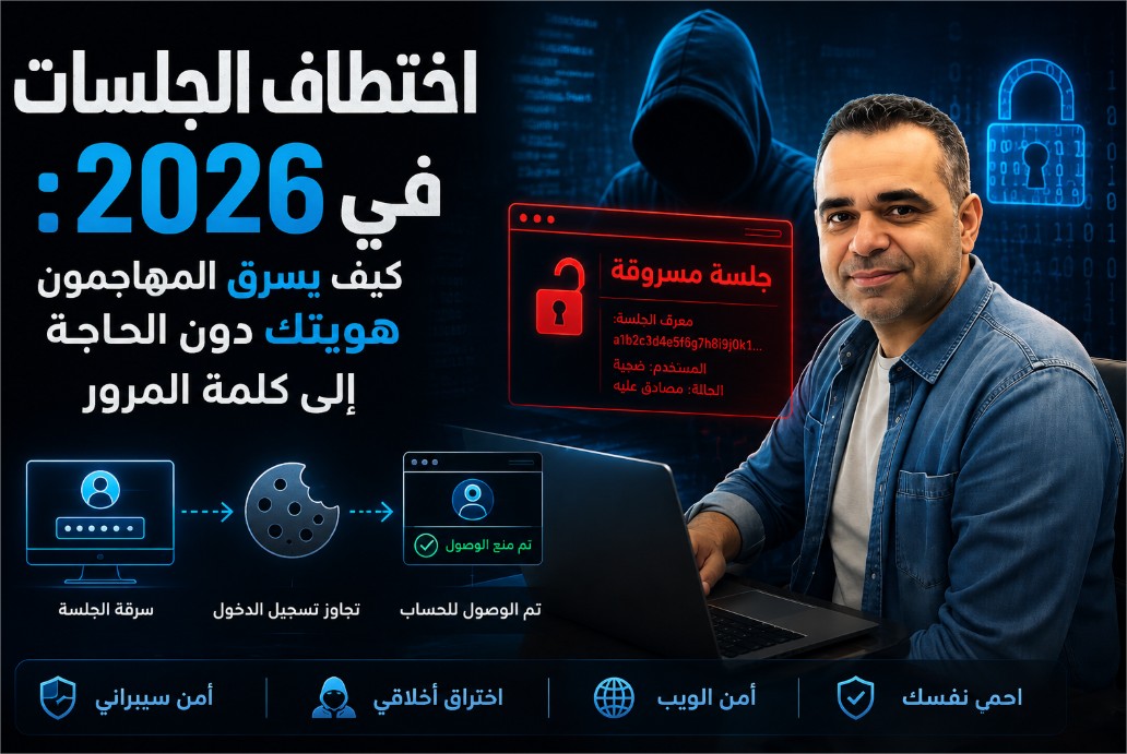 الدليل الشامل لأمن الجلسات: كل ما تحتاج معرفته لإيقاف هجمات اختطاف الجلسات (Session Hijacking)
